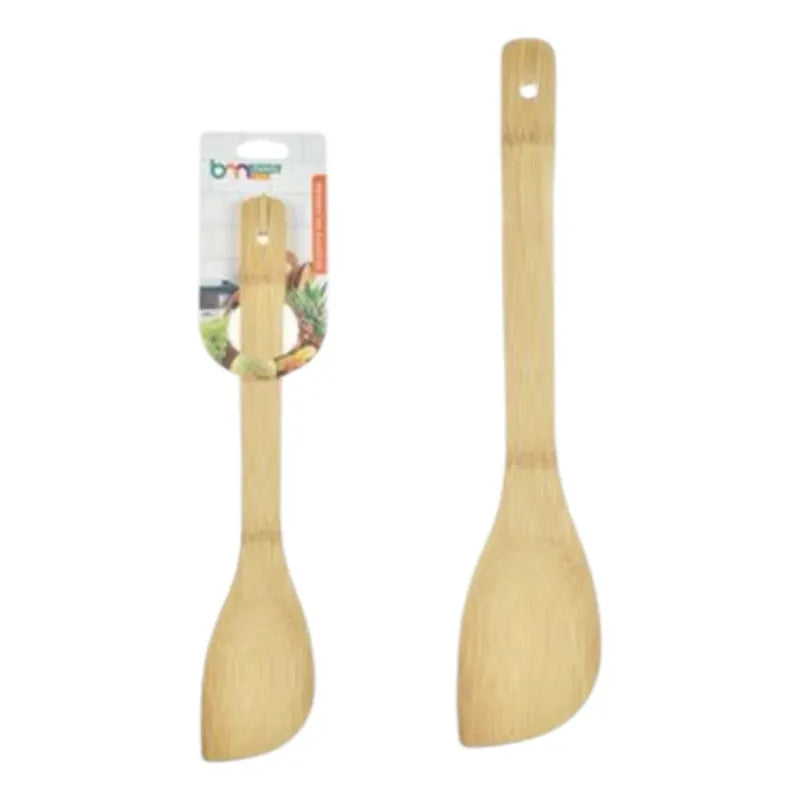 Cuchara Utensilio de Bambu 30 Cm para Cocinar Madera